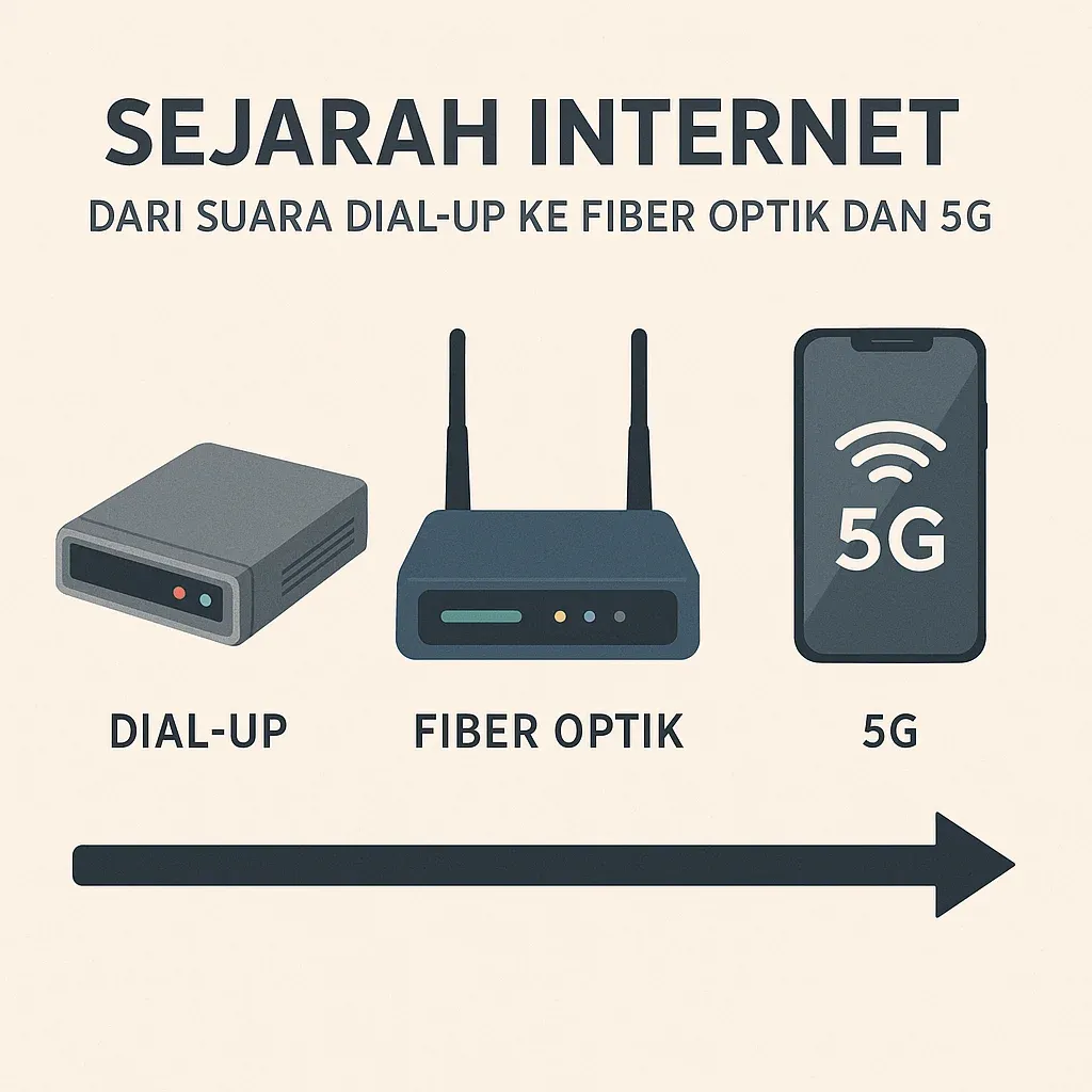 Sejarah Internet Indonesia dan Dunia