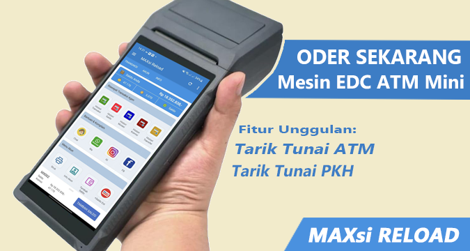 Mesin EDC ATM Mini Tarik Tunaik dan PKH