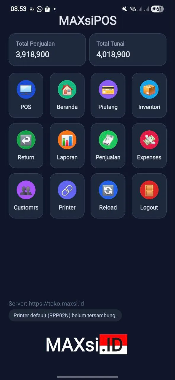 Aplikasi Kasir Android