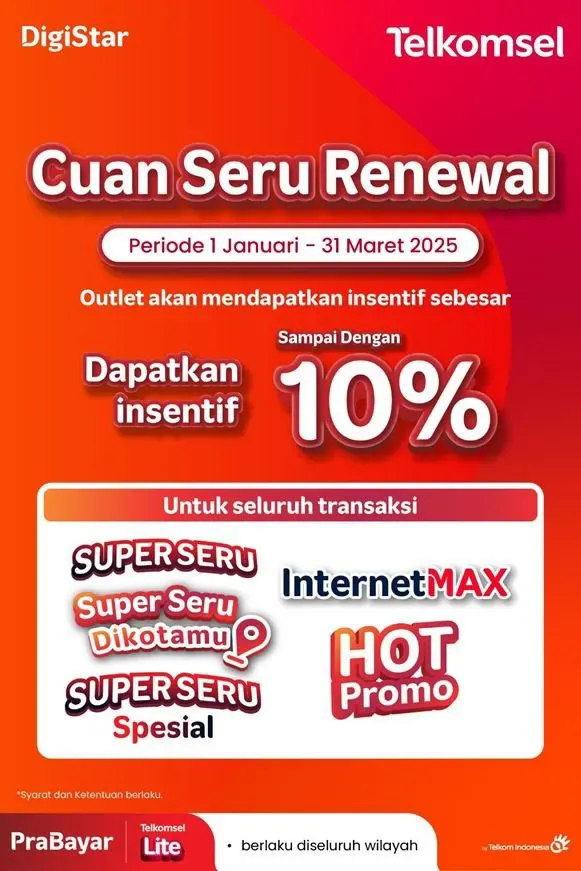 Cuan Seru Renewal Telkomsel