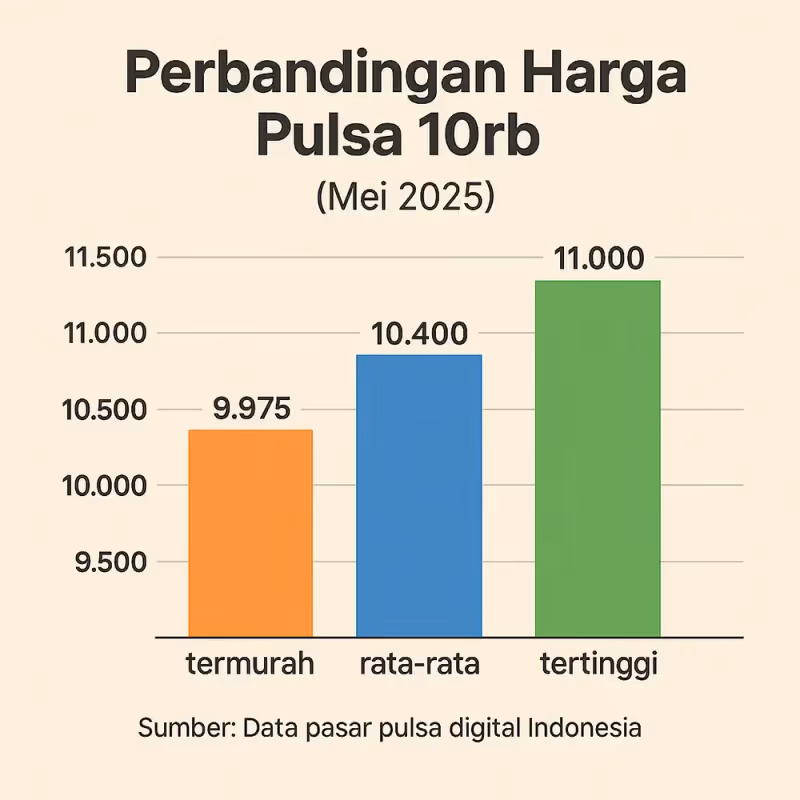 Pulsa Telkomsel 10.000 Cuma 9.975: Agen & Top Up Termurah 2025
