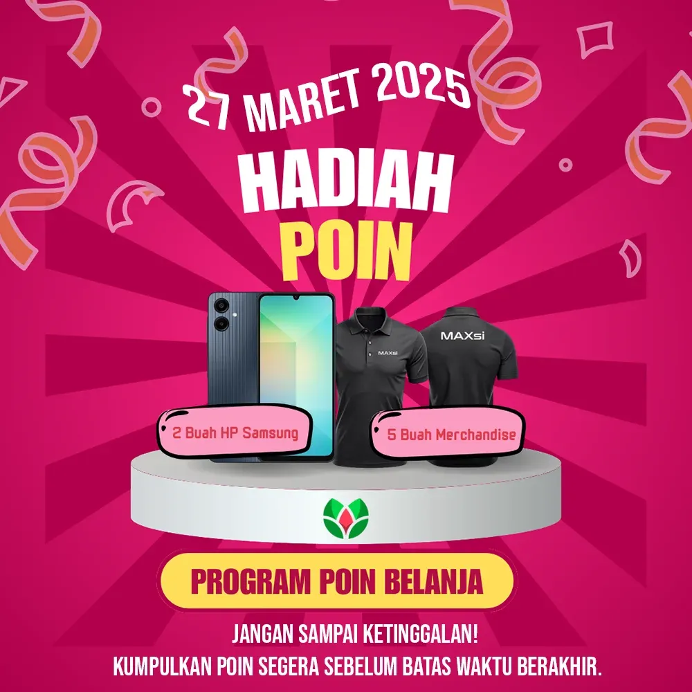 Program Poin Belanja Sembako MAXsi Jaya 2024