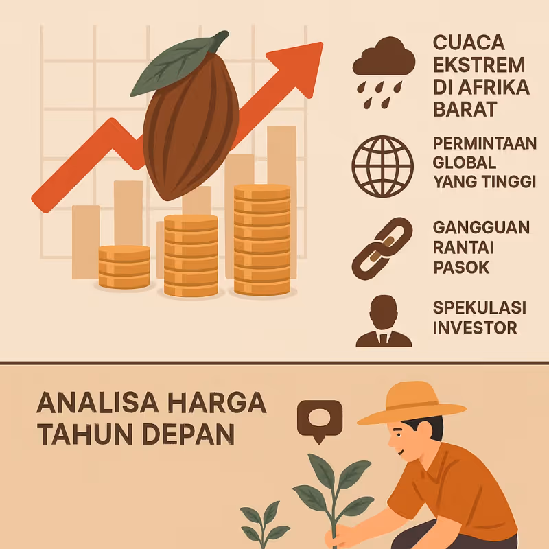 Alasan Harga Kakao Naik Minggu Ini & Analisa Tahun 2026