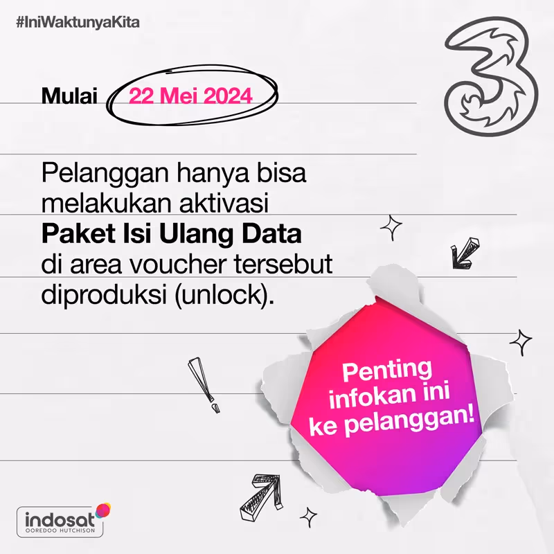 Voucher Tri Hanya Bisa Digunakan Di Lokasi Awal Produksi