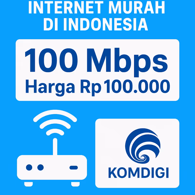 Harapan Baru Internet Murah di Indonesia: 100 Mbps Rp100.000