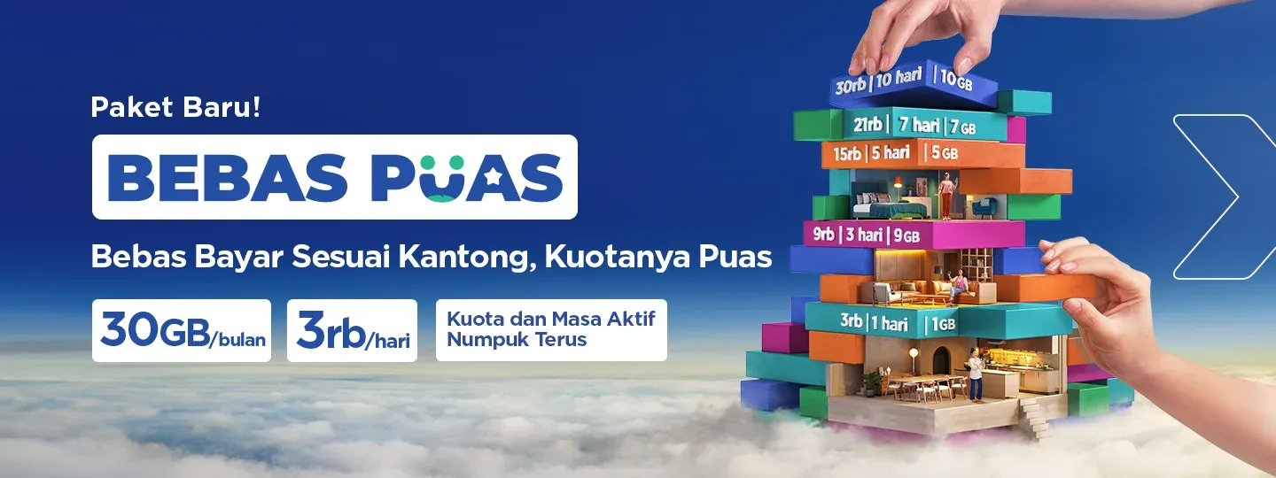 paket data kuota xl bebas puas full