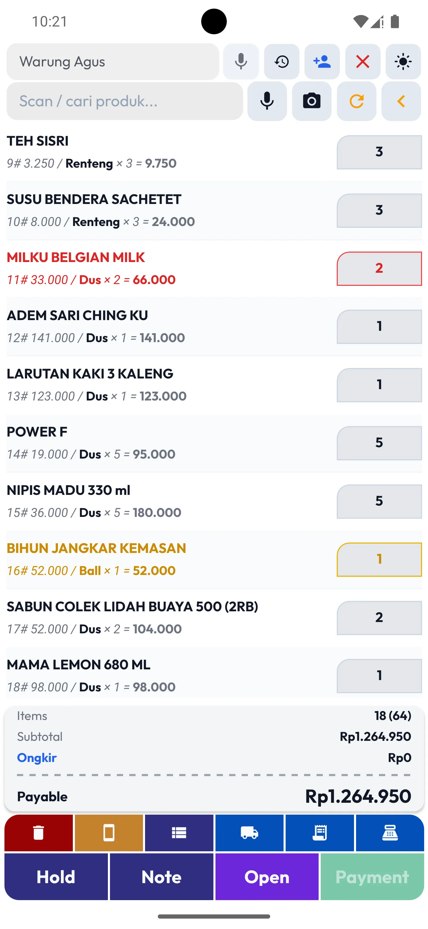 Fitur andalan Aplikasi Kasir untuk Toko Sembako dan Minimarket