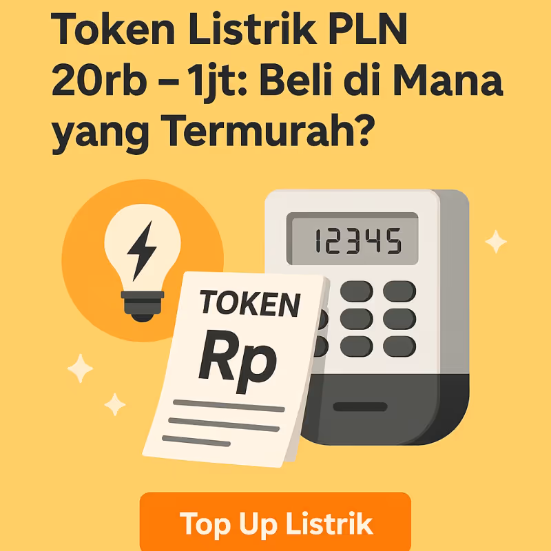 Token Listrik PLN 5rb โ 1jt: Beli di Mana yang Termurah?