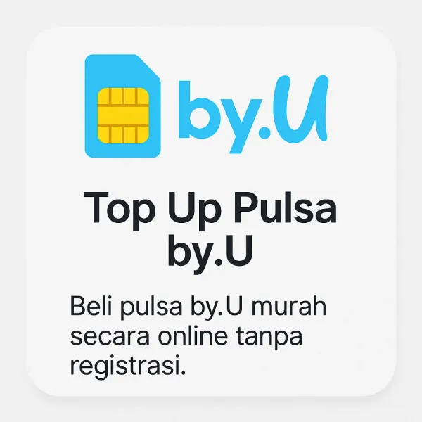Top Up Pulsa by.U Termurah