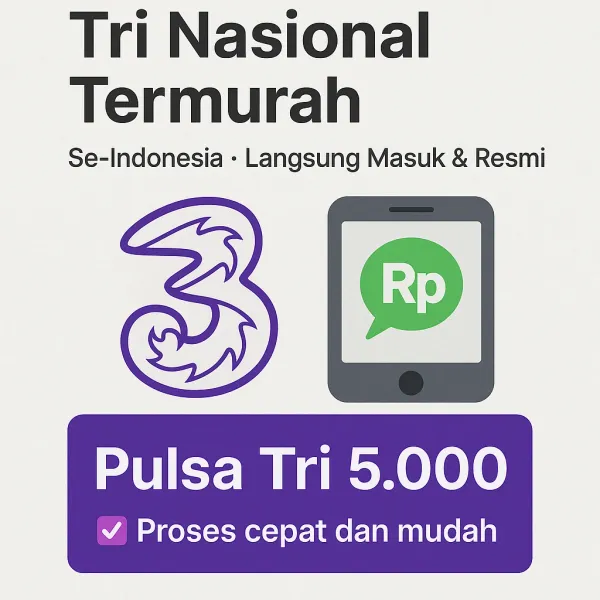 Top Up Pulsa Tri Termurah