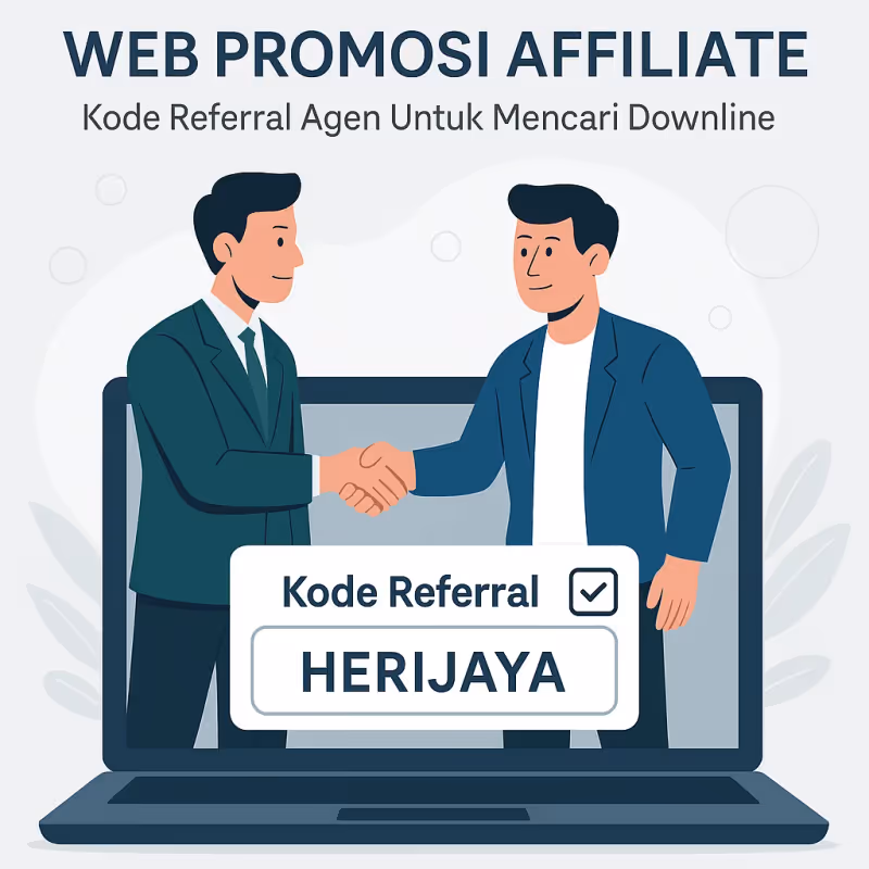 Web Promosi Affiliate: Kode Referral Agen Pulsa & Kuota