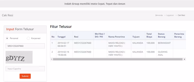 Jasa Pengiriman yang Murah Ke Lampung Selatan Barat Timur Tengah