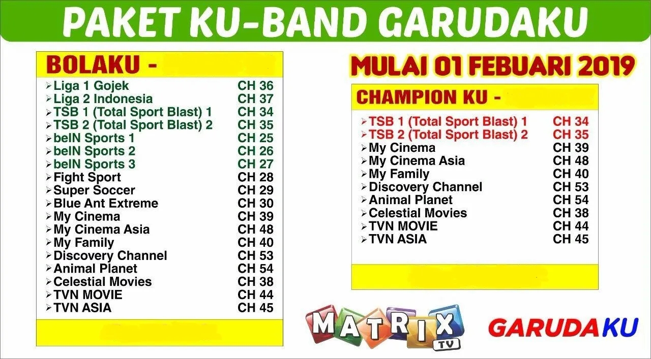 Pakt-TV-Parabola-Matrix-Kuband-Februari-2019