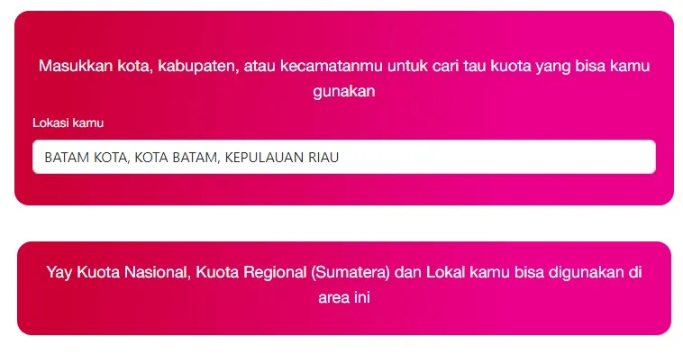 Penjelasan Cara Pakai Kuota Lokal Tri
