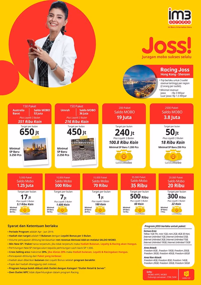 Program JOSS Indosat Mobo Terbaru