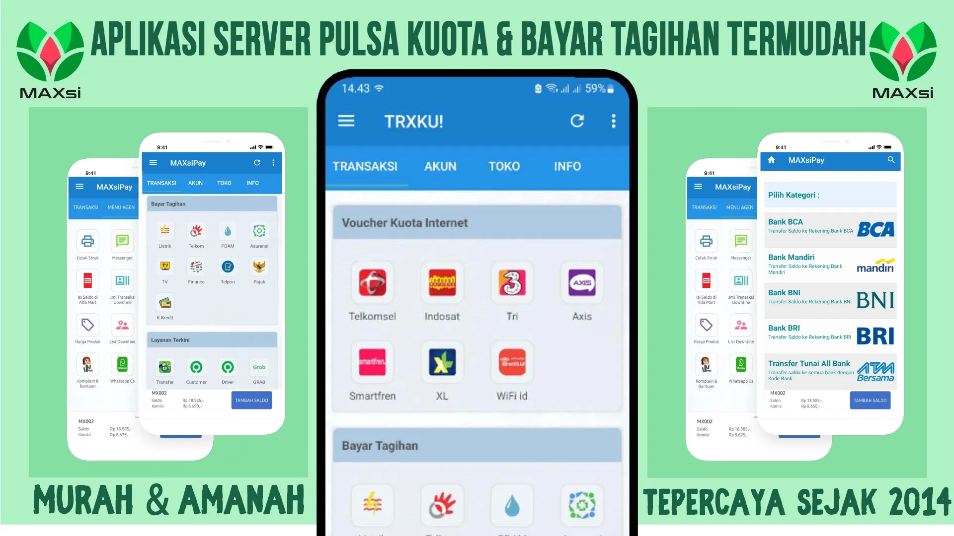 aplikasi server pulsa