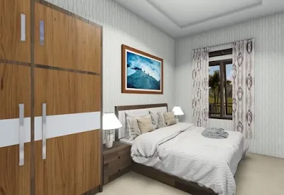 Denah Rumah ukuran 9 X 12 M