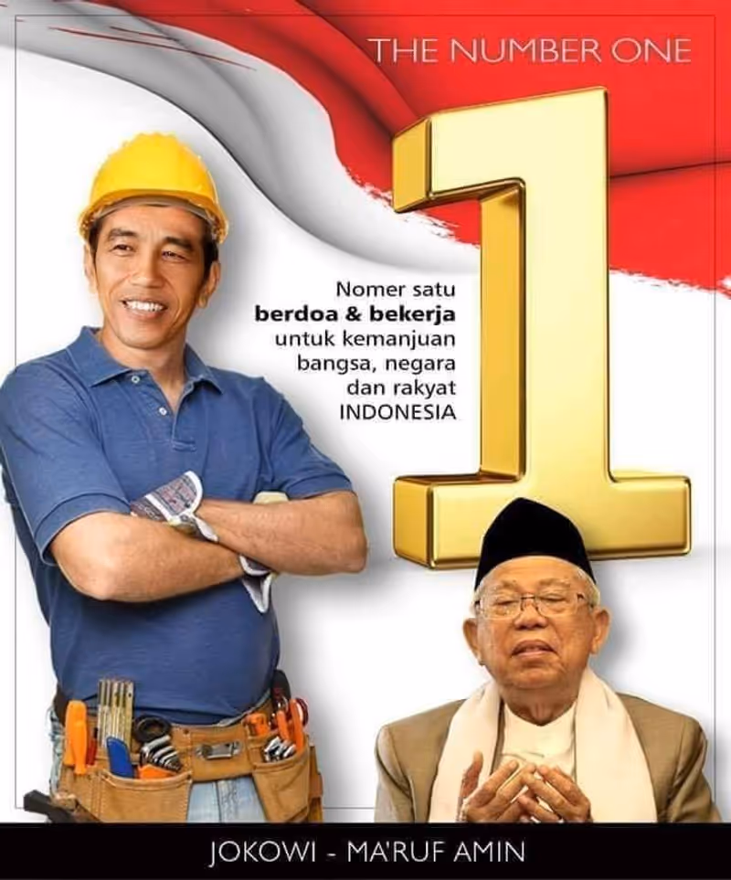 Kumpulan Meme Gambar Jokowi Amin No 01 Pilpress 2019