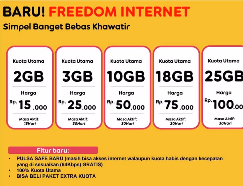 Paket Internet Indosat Termurah Bulan Oktober 2019