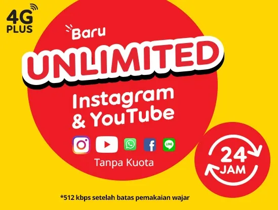 Jual Kuota Paket Internet Indosat Unlimited Murah