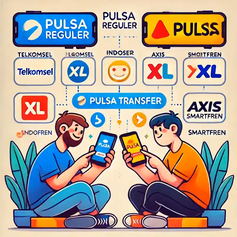Perbedaan Pulsa Transfer dan Reguler