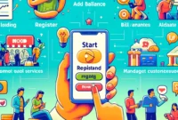 Aplikasi mobile pembayaran dengan berbagai fitur keuangan.